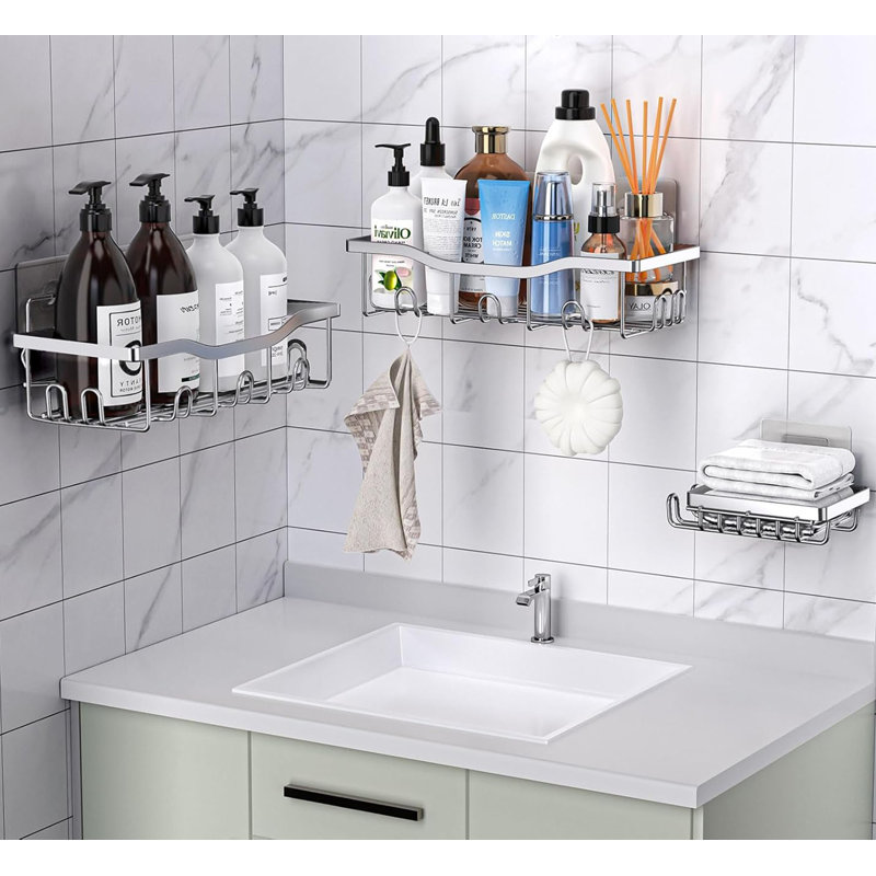 Metal Bathroom Shelves