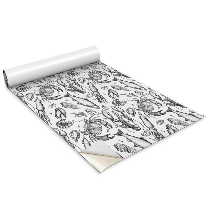 Anastazia 100 cm x 50 cm Matte Peel & Stick Wallpaper Roll