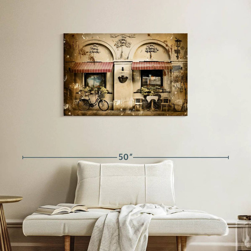 Ravi Old Italian Cafe, 24" H x 36" W