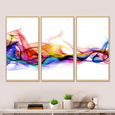 " Abstract Smoke " 3 - Pieces