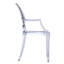Chaise avec accoudoirs Louis Ghost-32489273