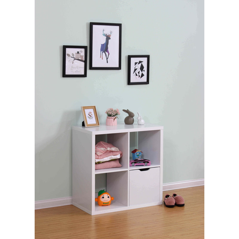 Latitude Run Decorative Bin, White