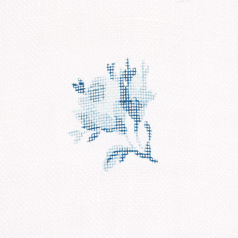 Margie Floral Sheer Fabric, Soft Blue