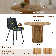 42" Modern Round Dining Table Set Fluted For 4-6 Person