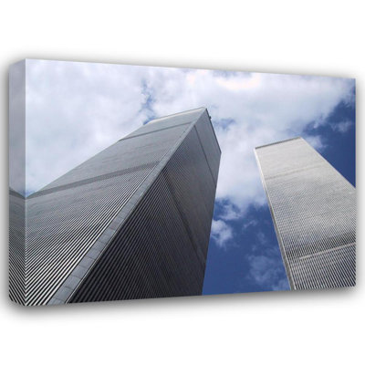 New York City Twin Towers Skyline