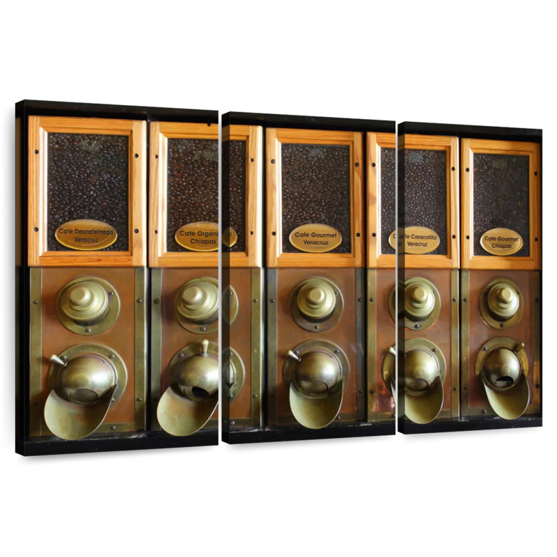 Distributeur de grains de café Yarlin, H 36 po x l 57 po