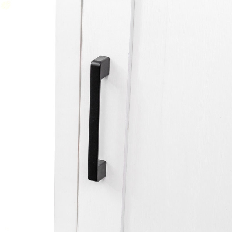 Armoire modulaire pour bar à vin avec huche pour salle à manger, Blanc