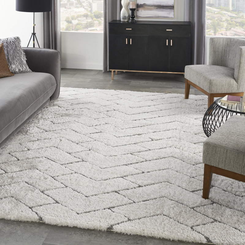 Worner Chevron Indoor Rug, Rectangle 7'10" x 9'10"