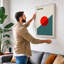 Maximalist Circles Minimalist - Wrapped Canvas-131764246-131764257