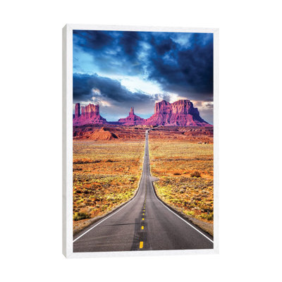 Road Trip II, Road To Monument Valley Arizona by Susanne Kremer - Print on Canvas