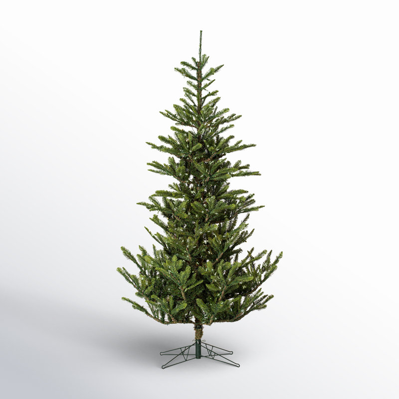 Alberta Green Spruce Artificial Christmas Tree with Warm White Lights with LED, 9' H