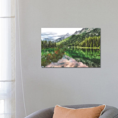 Jenny Lake by MScottPhotography - Wrapped Canvas Print