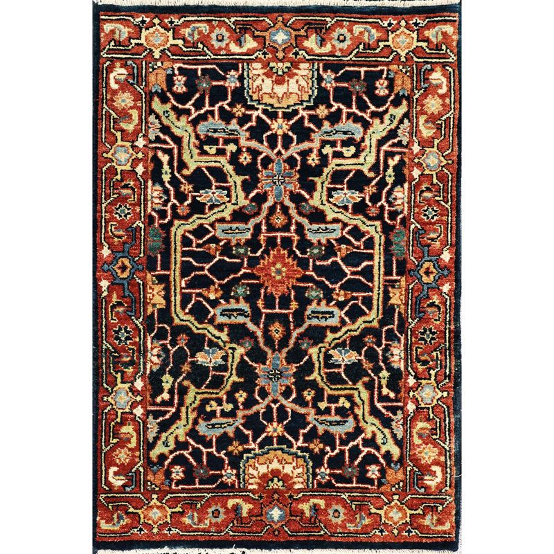 Hand Knotted Wool Oriental Area Rug