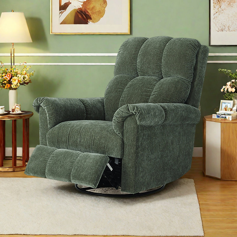 Fauteuil inclinable multifonctionnel rotatif à 360 °, Vert
