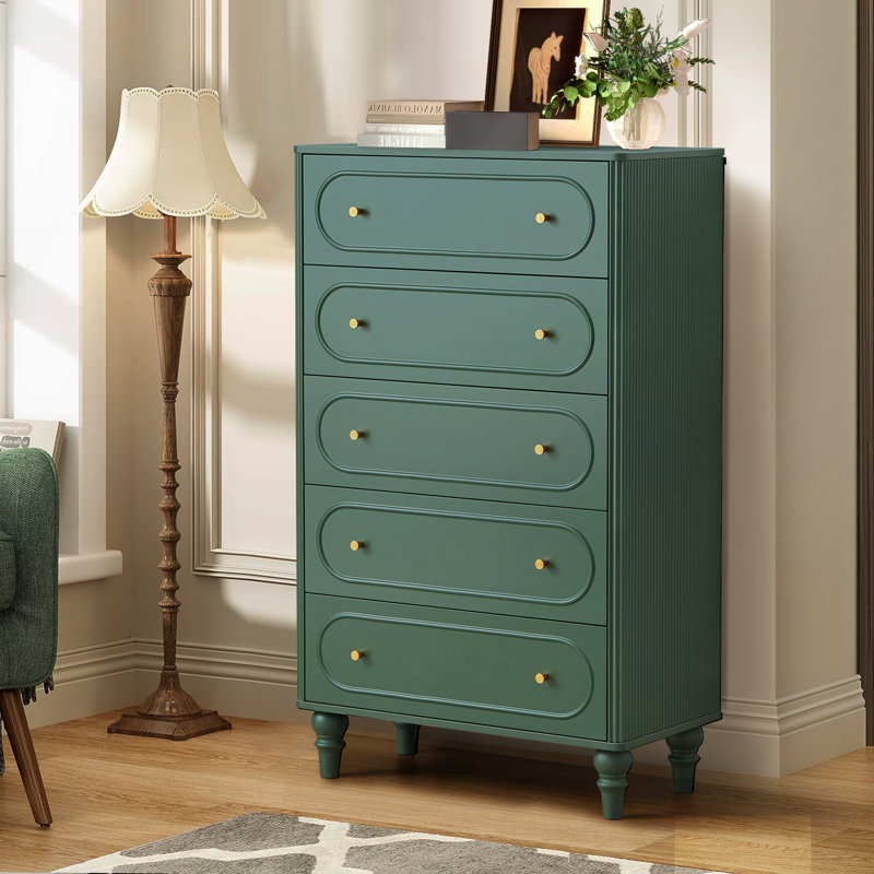 Commode décorative, Vert