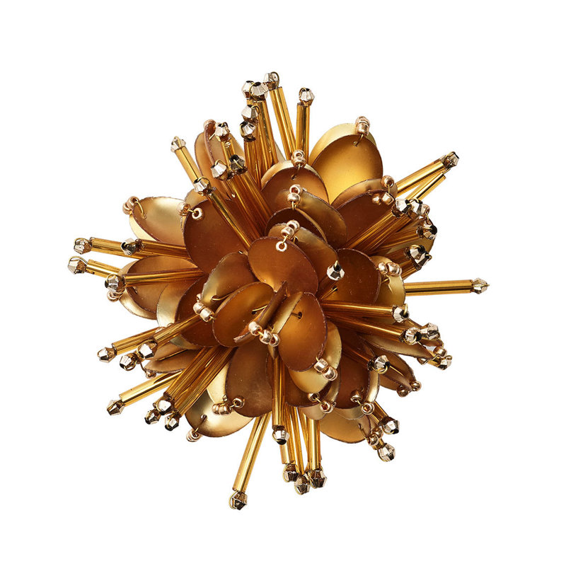 Starburst Napkin Ring, Gold