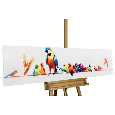 Acrylic Painting Birds Of Paradise