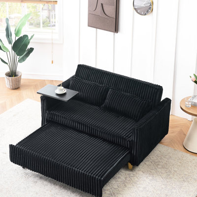 Velours côtelé noir avec table de petit déjeuner mobile et connecteur de bureau d'artisanat portuaire pour les artisans