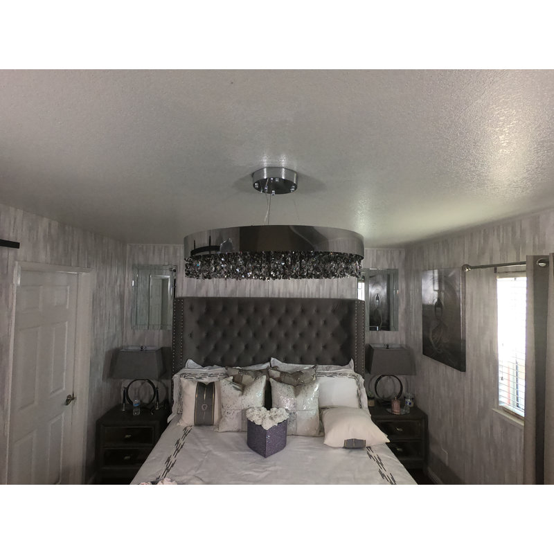 Sunnydale 22 - Light Dimmable LED Drum Chandelier