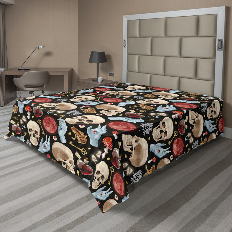 Drap-housse Ambesonne, Drap plat de taille de lit double