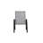 4 Piece Patio Chairs with Breathable Textilene, High Backrest and Armrest for Outdoor Comfort and Space Efficiency