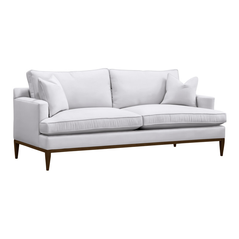 Camilla 88.5" Sofa, Worthy Snow, Havana