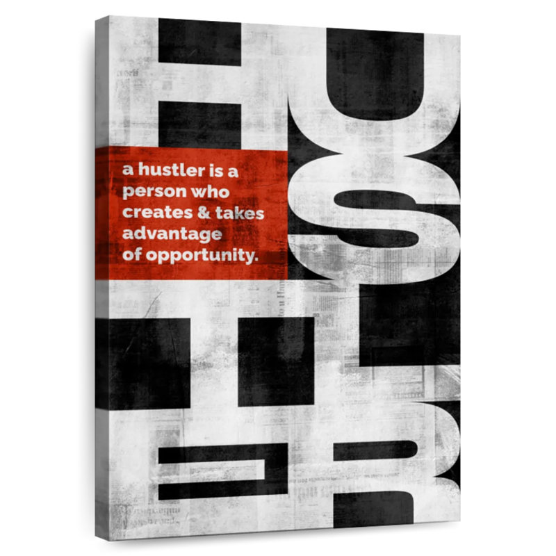 Tergel What Is A Hustler, H 39 po x l 26 po