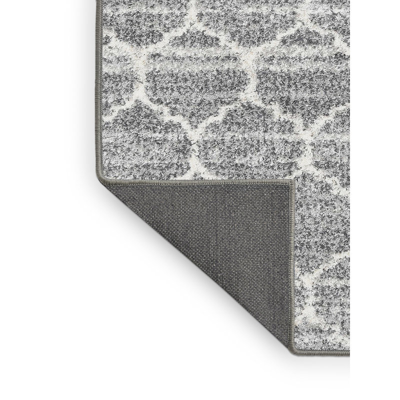 Tapis contemporain gris clair, Rectangle 5 pi x 8 pi