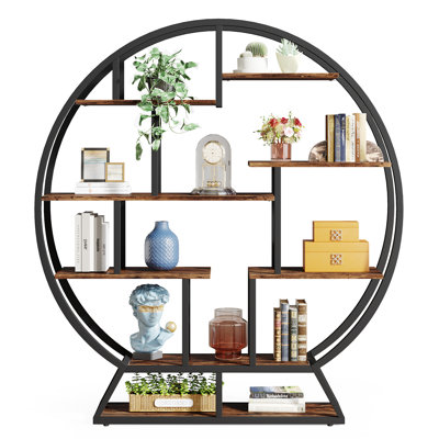 Metal Geometric Bookcase
