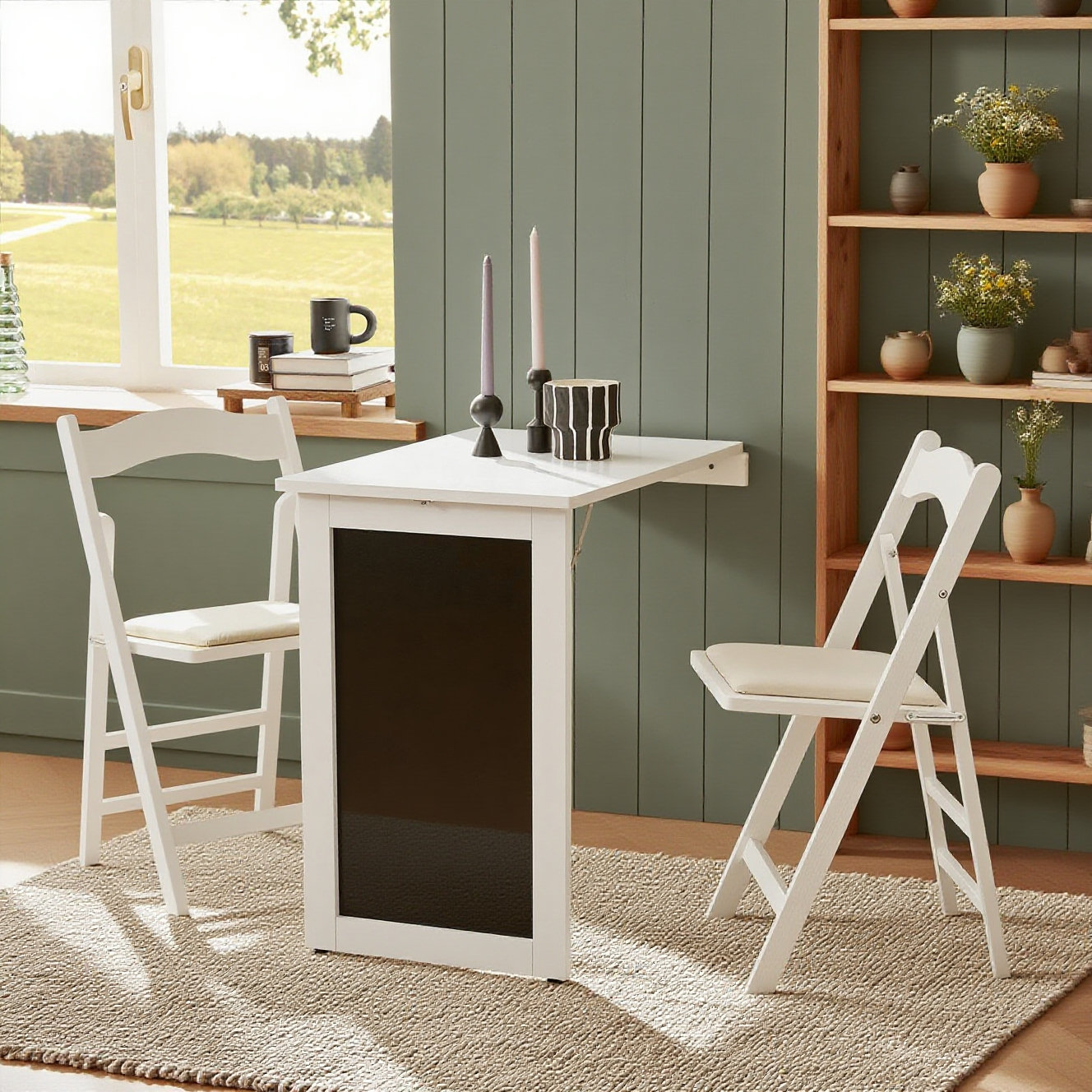 August Grove Nona 50cm Rectangular Folding Table Reviews