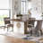 Farmhouse Wood Rectangular Kitchen Dining Table for 4-6 People-630212272