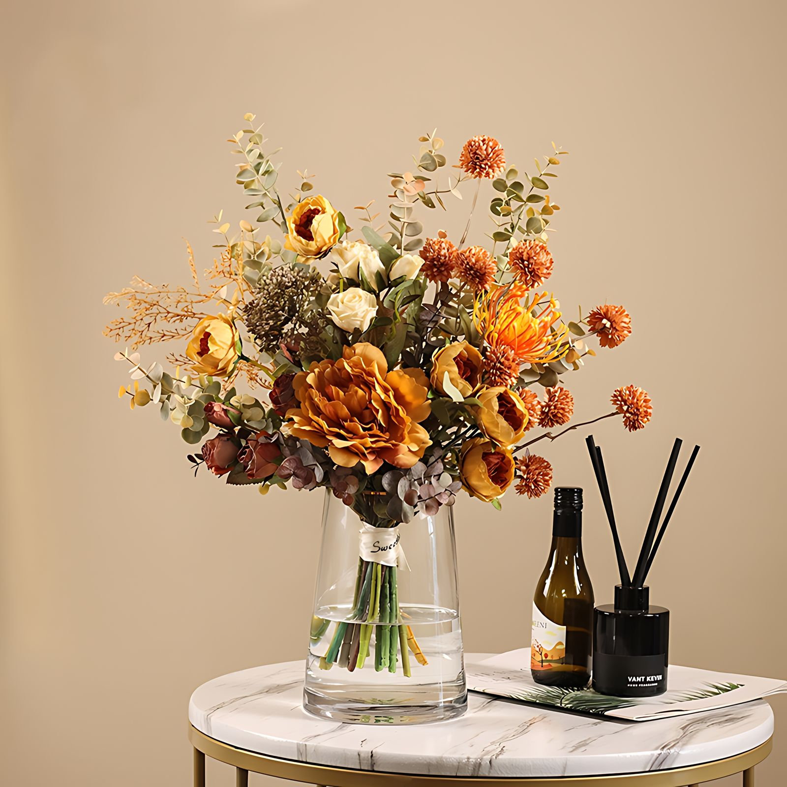 Primrue Mixed Assortment Arrangement in Vase | Wayfair