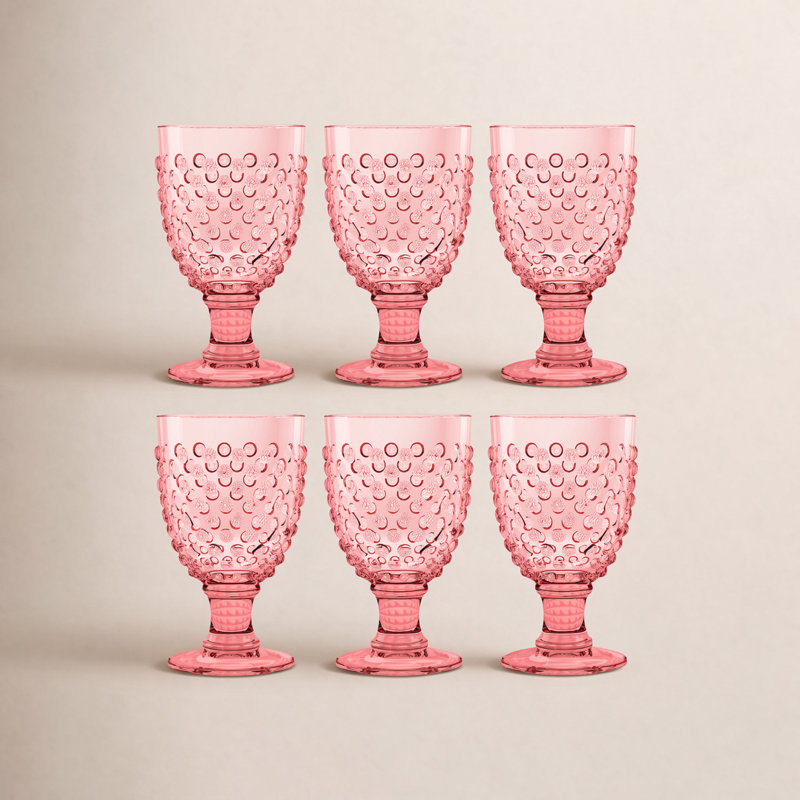 Verre à vin en acrylique, Rose