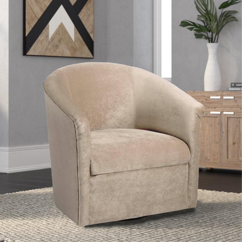 Sand swivel chair, Beige