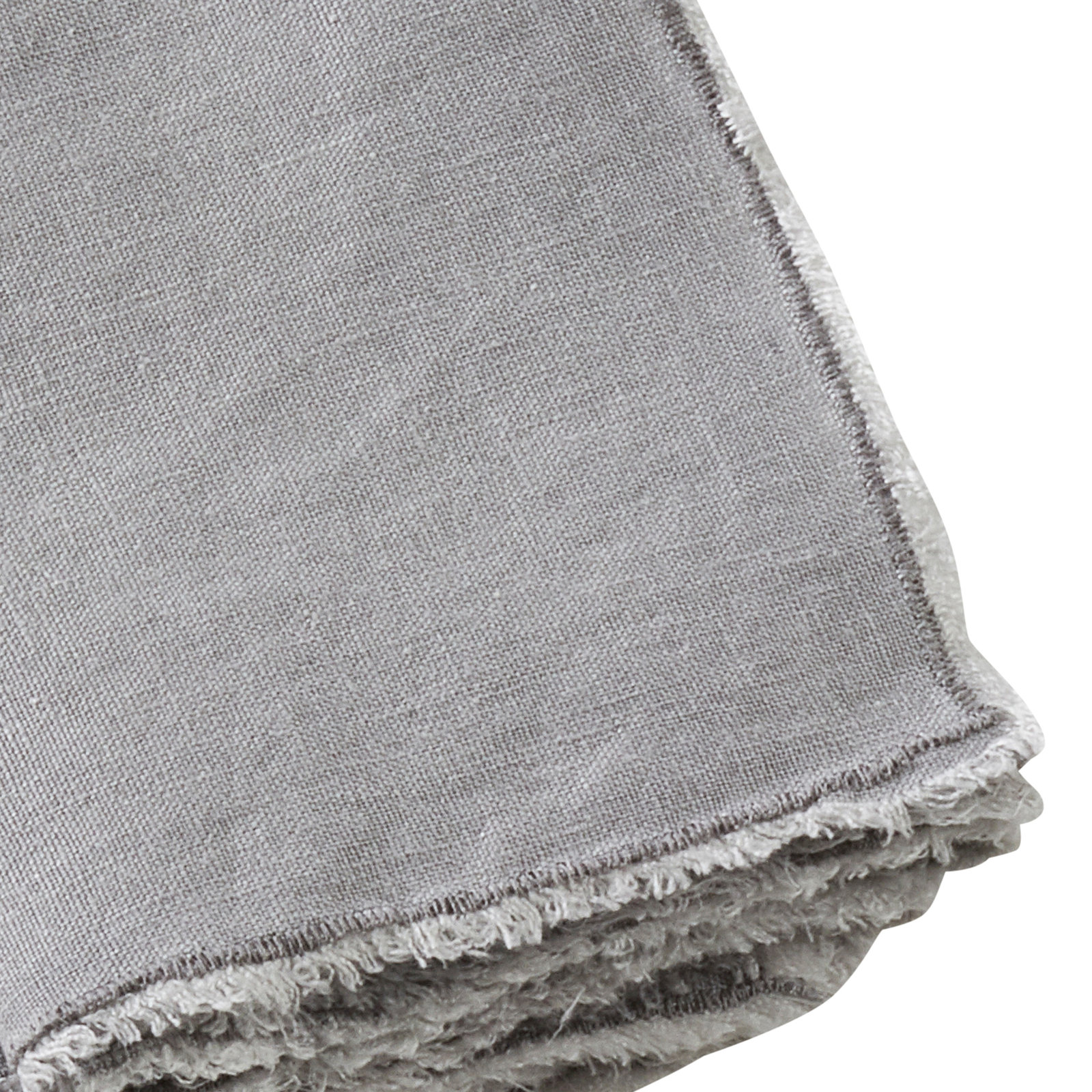 Zadia Reversible Linen Napkin, Gray