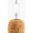 Moby Rattan and Metal Table Lamp