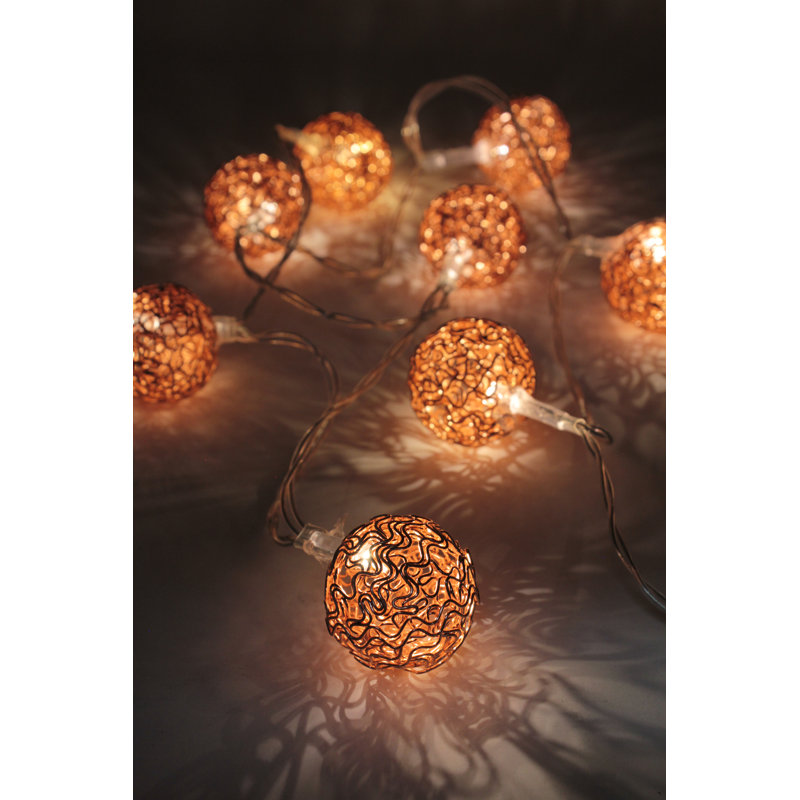 Guirlande lumineuse, Sphères tissées