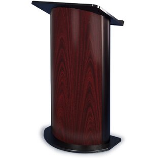 Contemporary Curved Panel Lectern