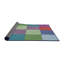 Tapis géométrique rose / vert / orange Khadar-2107318404