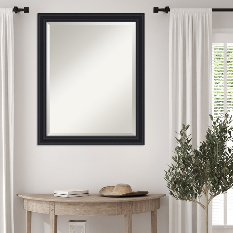Miroir mural Dalat, 25,75 po x 31,75 po, Noir