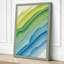 Flowing Waves Abstract 1 Piece Wrapped Canvas Wall Art-344279877-344279878