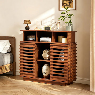 Farmhouse 36" Sideboard Buffet with Adjustable Shelf