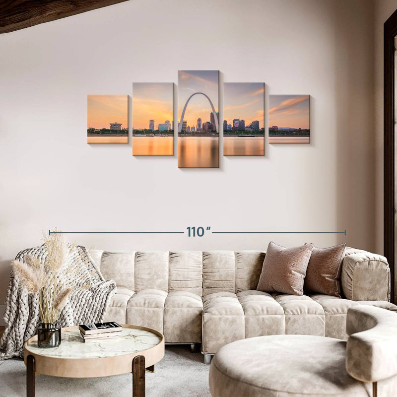 Senne St. Louis Sundown, H 36 po x l 80 po