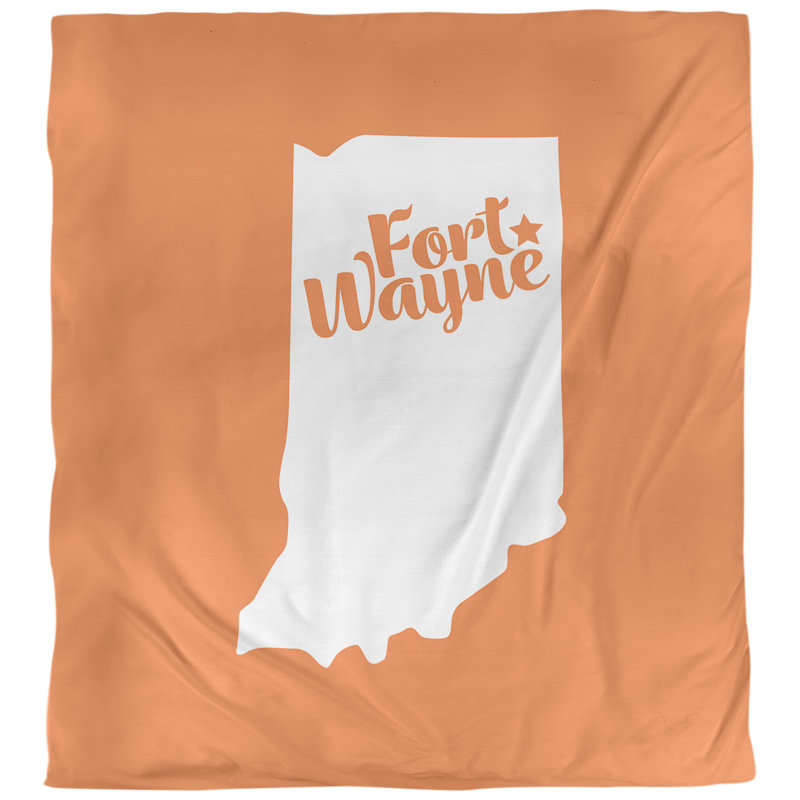 Housse de couette simple fort wayne Indiana, Housse de couette pour grand lit, Vert, Microfibre