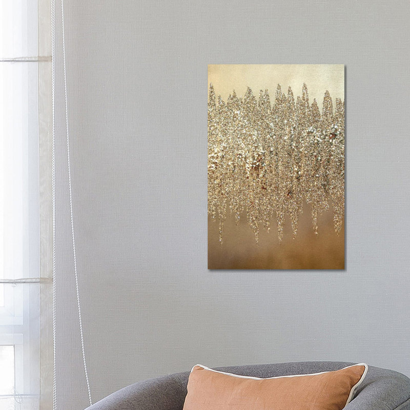 «Silver Shimmer I» par Amber Lamoreaux - impression sur toile tendue, H 26 po x l 18 po x 1,5 po