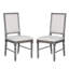 Ensemble de 2 chaises d'appoint Leventis