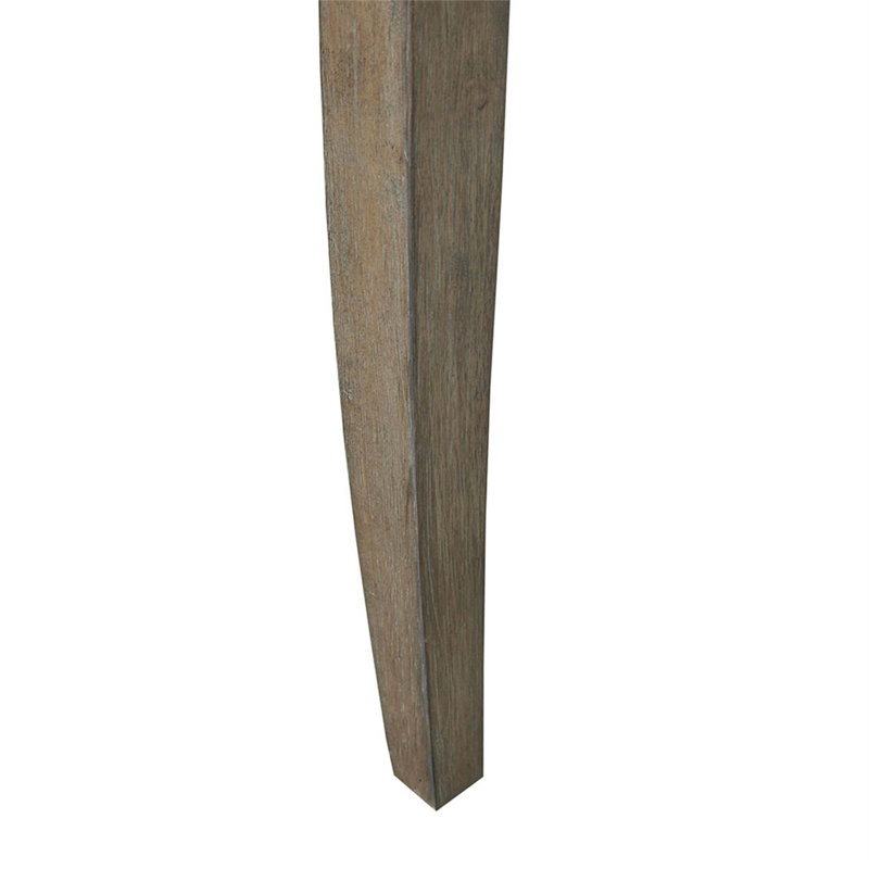 Chaise rembourrée à oreilles, Gris clair
