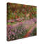 «The Garden at Giverny» par Claude Monet, reproduction sur toile tendue-31868620