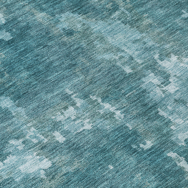 Machine Washable Indoor/Outdoor Chantille ACN2361 Casual Rug, Rectangle 1'8" x 2'6"
