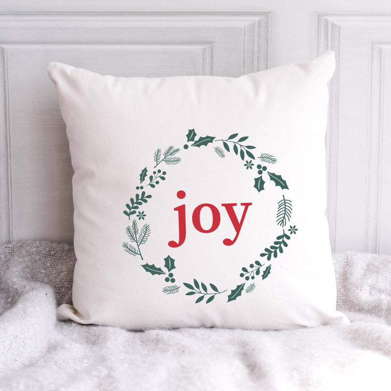 coussin décoratif en polyester Christmas-05, 20 po x 20 po